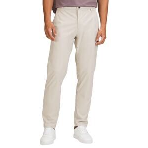 Lululemon Commission Pant Classic 32" Warpstreme Silverstone Men's Sz 32 DAMAGED